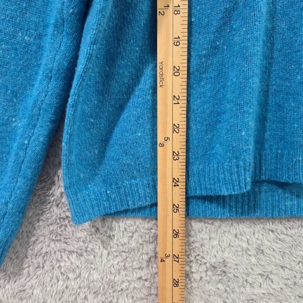 Venezia Jeans Co Blue Lambswool Blend V-Neck Pullover Sweater Women's XL (14/16) - Picture 7 of 11